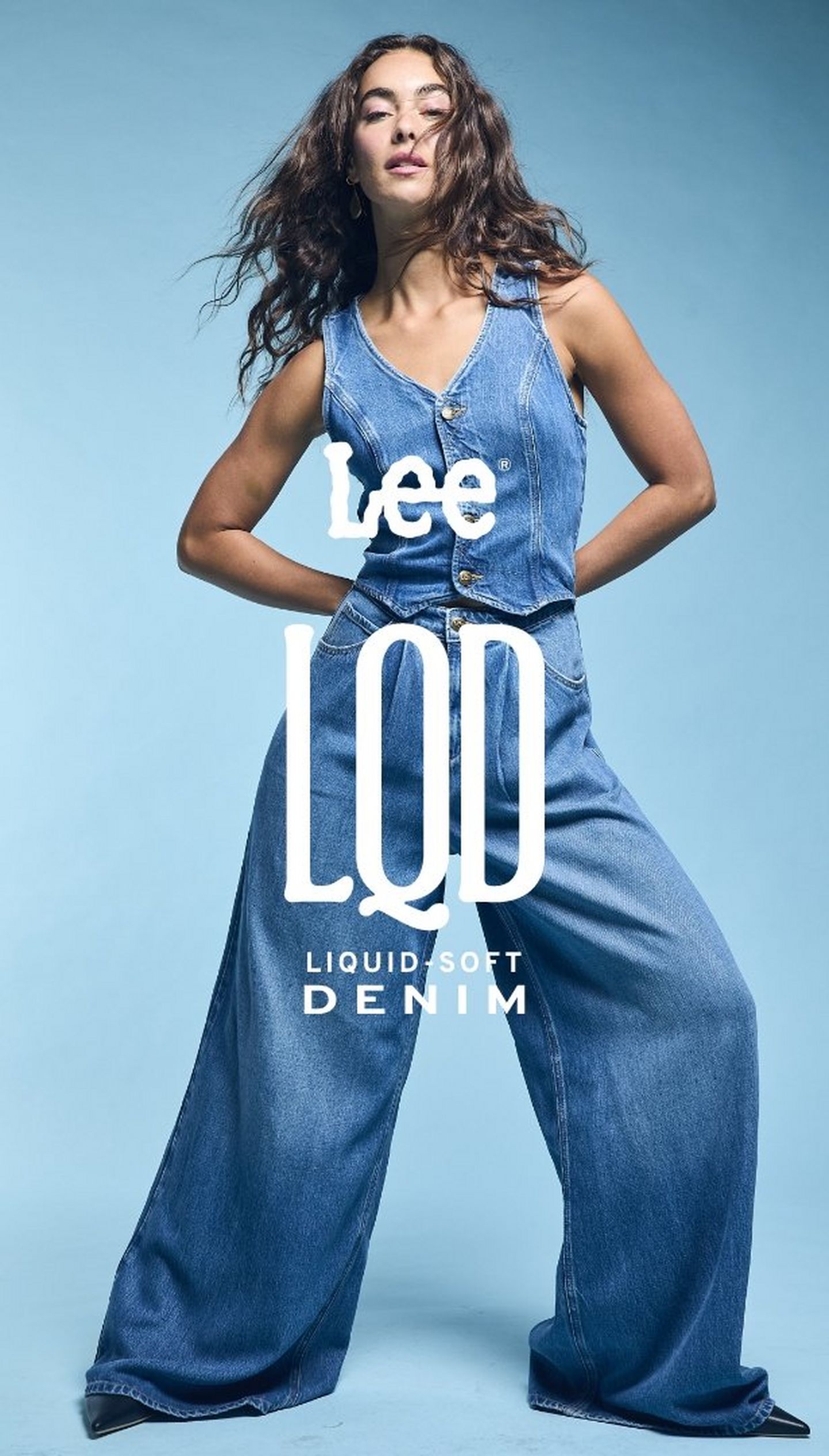 woman model wearing the jumpsuit from the LQD collection