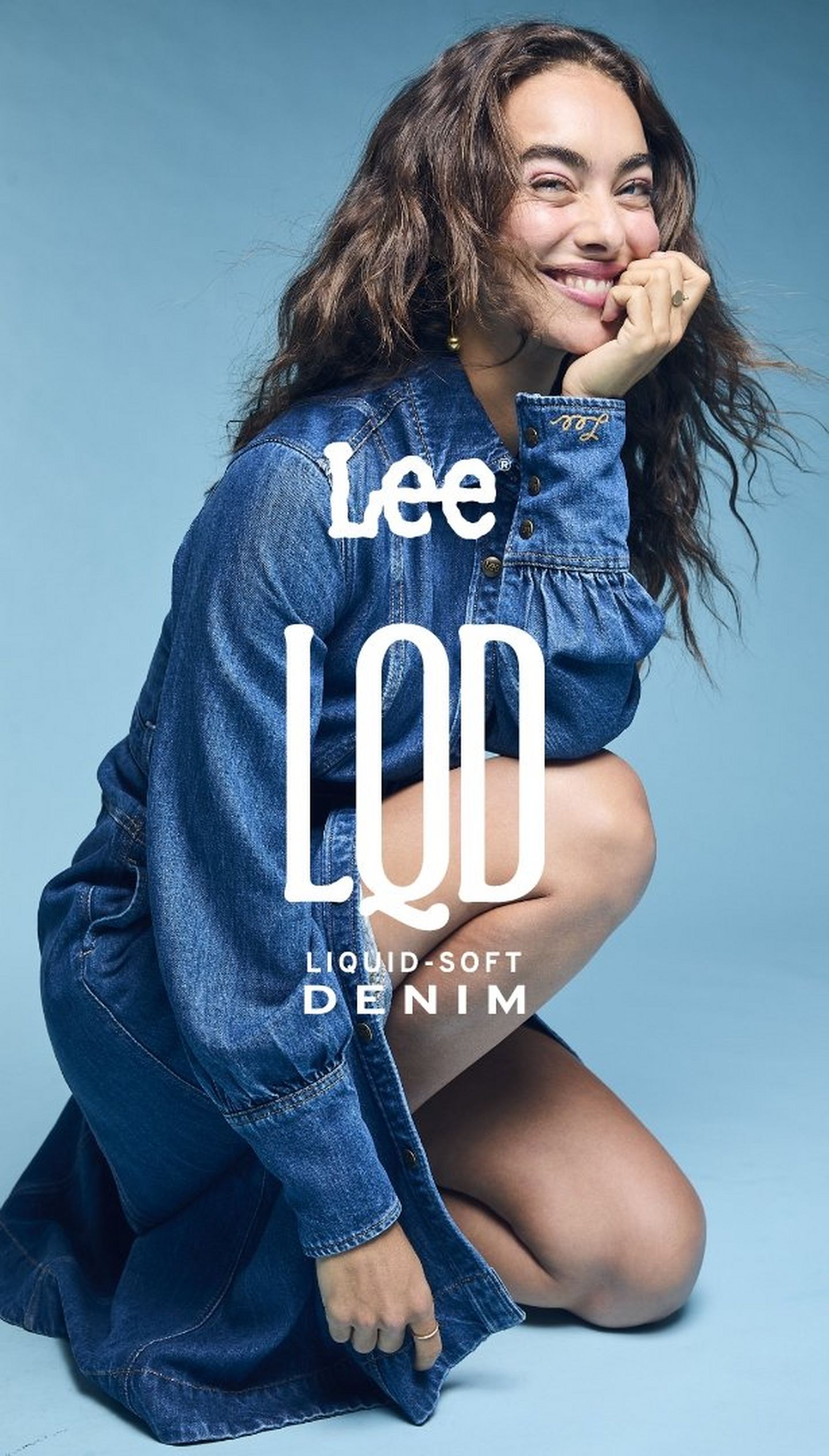 model woman featuring our new LQD dress from the LQD collection 