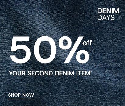 shop DENIM DAYS PROMOTION