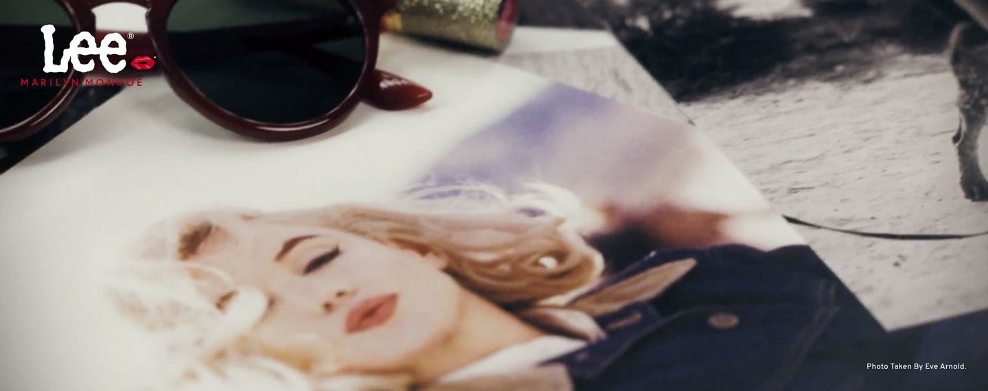 banner campaign collaboration featuring the Marilyn Monroe collab