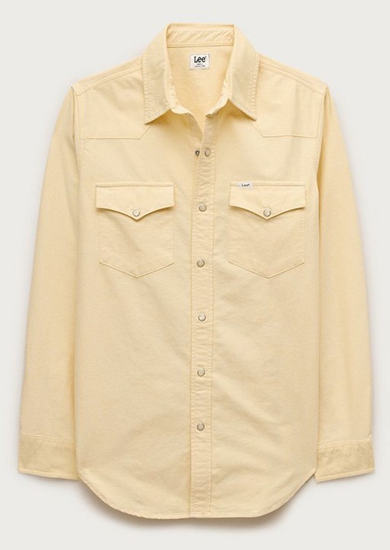 Lee x J CREW Yellow Western Shirt