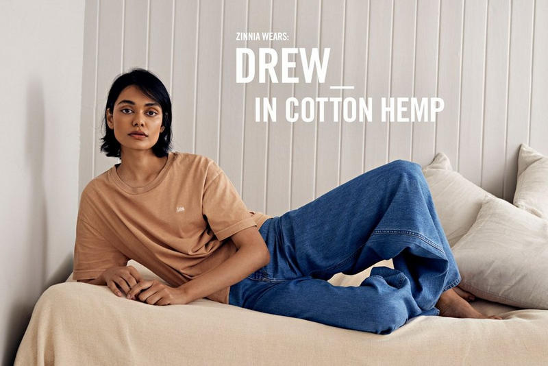OUR SUSTAINABLE FAST-GROWING HEMP FIBRES FEELS GREAT ON THE SKIN AND EVEN BETTER ON THE PLANET.