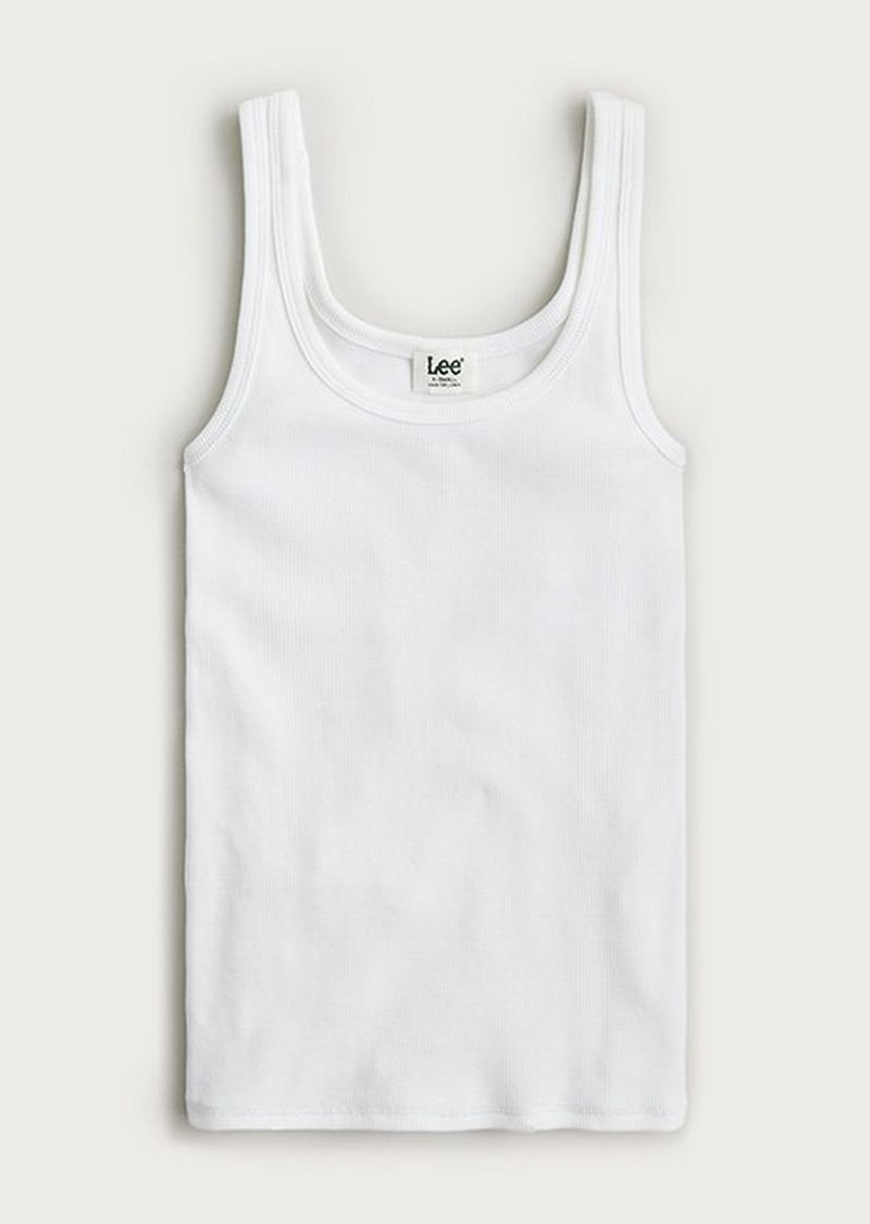 The Lee X J CREW Ribbed Tank Top