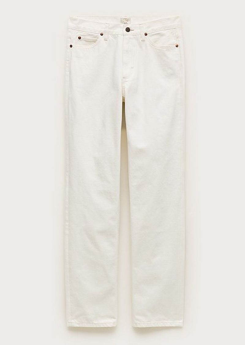 The Lee X J CREW White Denim Jean 