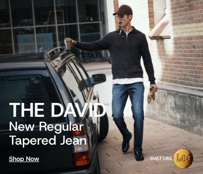 shop the new DAVID fit for MEN
